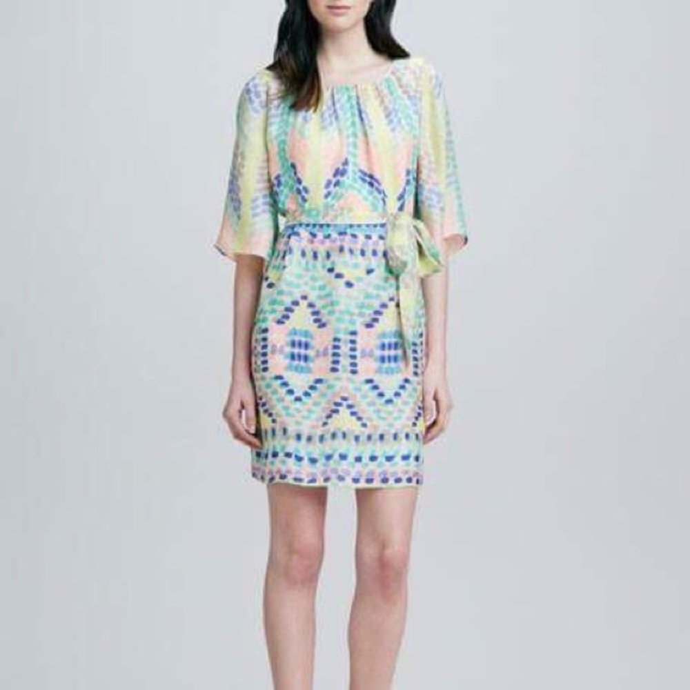 Shoshanna estee dress 2 flutter sleeves